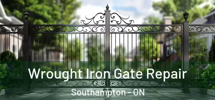 Wrought Iron Gate Repair Southampton - ON